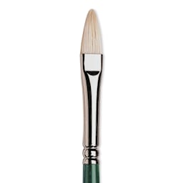 Winsor & Newton Winton Hog Bristle Brush - Filbert, Long Handle, Size 4