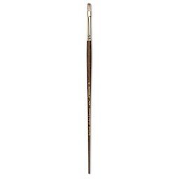 Winsor & Newton Monarch Mongoose Brush - Flat, Long Handle, Size 4