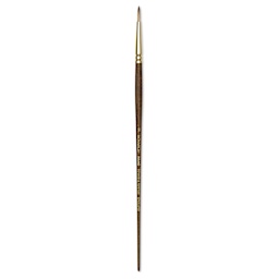 Winsor & Newton Monarch Mongoose Brush - Round, Long Handle, Size 2