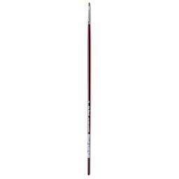 Da Vinci Kolinsky Red Oil Sable Brush - Bright, Long Handle, Size 2