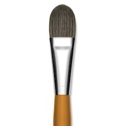 Isabey Isacryl Brush - Filbert, Long Handle, Size 14