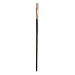 Princeton Series 6300 Dakota Synthetic Bristle Brush - Flat, Long Handle, Size 6