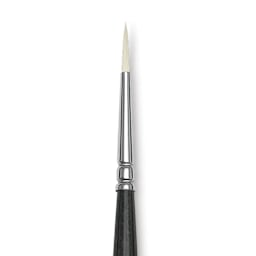 Blick Studio Synthetic Brush - Round, Long Handle, Size 2, close-up