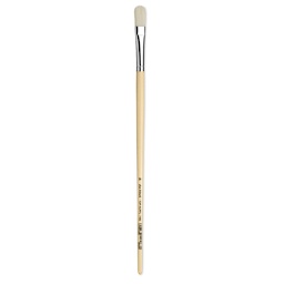 Da Vinci Top Acryl Synthetic Brush - Filbert, Long Handle, Size 14
