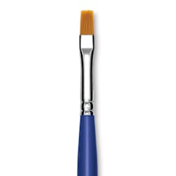 Blick Scholastic Golden Taklon Brush - Bright, Long Handle, Size 8