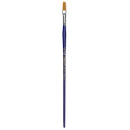 Blick Scholastic Golden Taklon Brush - Flat, Long Handle, Size 10