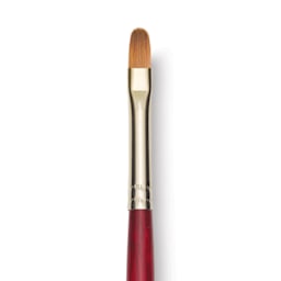 Princeton Synthetic Sable Brush - Filbert, Long Handle, Size 6