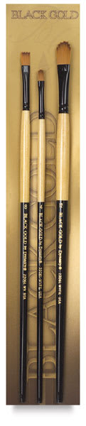 Dynasty Black Gold - 3 pc Decorative #1 Set in package