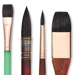 Princeton Neptune Synthetic Squirrel Brushes - Box Set of 4