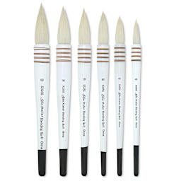 Silver Brush Atelier Quill Series Goat Hair Brushes