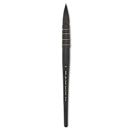 Silver Brush Atelier Series Squirrel Blend Brushes - Single brush shown upright

