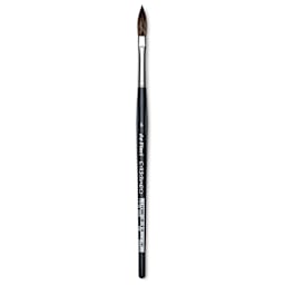 Da Vinci Casaneo Synthetic Squirrel Watercolor Brush - Pointed Oval Wash, Size 6, Short Handle, Synthetic