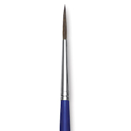 Blick Scholastic Red Sable Brush - Script, Size 2 close up