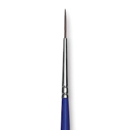 Blick Scholastic Red Sable Brush - Script, 2/0 close up