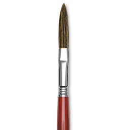 Escoda Light Ox Hair Script/Liner Brush - Filbert, Size 10