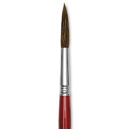 Escoda Light Ox Hair Long Script/Liner Brush - Round, Size 2