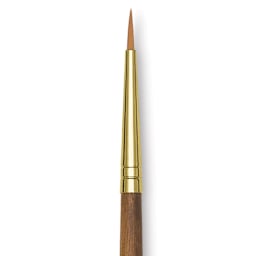Blick Studio Decorative Brush - Round, Short Handle, Size 0 close up