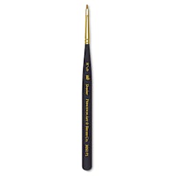 Princeton Mini Brush - Flat Shader, Mini Handle, 10/0