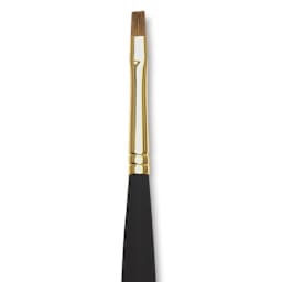 Princeton Mini Brush - Flat Shader, Mini Handle, Size 2, close-up