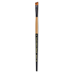 Dynasty Black Gold Brush - Wave Angle, Short Handle, 1/4"