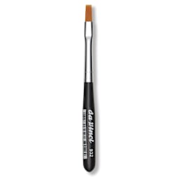 Da Vinci Nova XS Synthetic Brush - Flat, Short Handle, Size 4