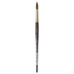 Da Vinci Harbin Kolinsky Brush - Sharp Round, Short Handle, Size 10