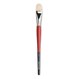 Da Vinci Maestro 2 Hog Bristle Brush - Short Filbert, Long Handle, Size 16