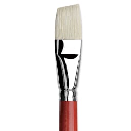 Da Vinci Maestro 2 Hog Bristle Brush - Slant, Long Handle, Size 20 close up