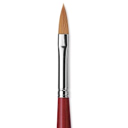 Da Vinci Artist Brush Set - Closeup of Size 8 Oval Wash brush shown 