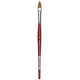 Da Vinci Cosmotop Spin Brush - Oval Wash, Short Handle, Size 12