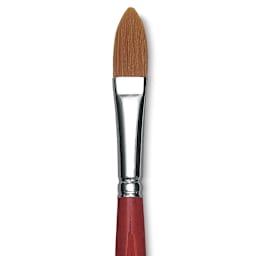 Da Vinci Cosmotop Spin Brush - Oval Wash, Short Handle, Size 14