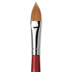 Da Vinci Cosmotop Spin Brush - Oval Wash, Short Handle, Size 16 close up