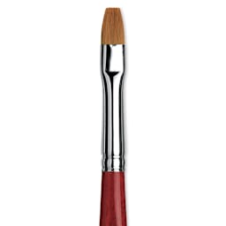 Da Vinci Artist Brush Set - Closeup of SIze 6 Flat brush shown