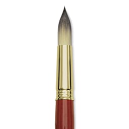 Blick Master Short Handle Synthetic Brush - Round, Size 20, close-up