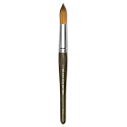 Blick Studio Short Handle Synthetic Brush - Round, Black Handle, Size 20
