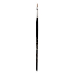 Da Vinci Maestro Kolinsky Brush - Flat, Short Handle, Size 2