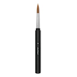 Da Vinci Cosmotop Spin Brush - Travel Brush, Extra Short Handle, Size 10