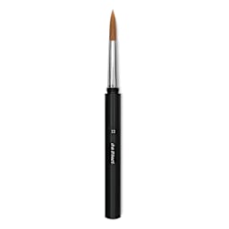 Da Vinci Cosmotop Spin Brush - Travel Brush, Extra Short Handle, Size 12