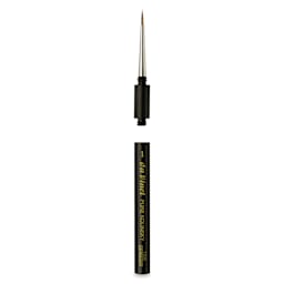 Da Vinci Maestro Kolinsky Brush - Travel Round, Short Handle, Size 1, brush removed from handle