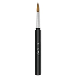 Da Vinci Maestro Kolinsky Brush - Travel Round, Short Handle, Size 10