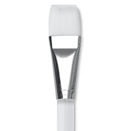 Blick Scholastic Wonder White Brush - Flat Foot, 1" close up