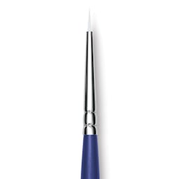 Blick Scholastic Short Handle Wonder White Brush - Round, Size 3/0 close up