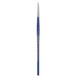Blick Scholastic Short Handle Golden Taklon Brush - Round, Size 1