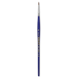 Blick Scholastic Short Handle Red Sable Brush - Round, Size 0