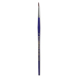 Blick Scholastic Short Handle Red Sable Brush - Round, Size 1