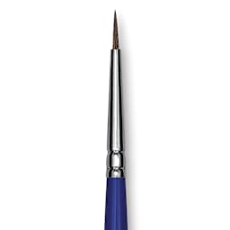 Blick Scholastic Ox Brush - Round, Short Handle, Size 0 close up