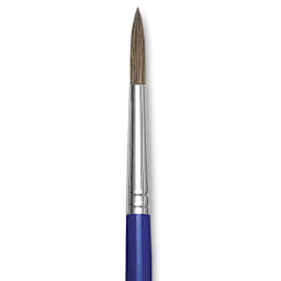 Blick Scholastic Ox Brush - Round, Short Handle, Size 8 close up