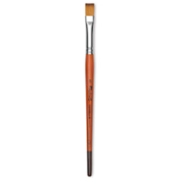 Raphael Golden Kaerell Brush - Flat, Short Handle, Size 8