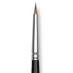 Winsor & Newton Series 7 Kolinsky Sable Brush - Miniature Round, Size 3 close-up