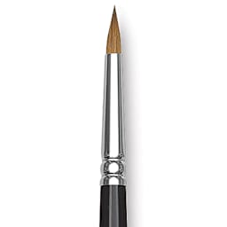 Winsor & Newton Series 7 Kolinsky Sable Brush - Miniature Round, Size 6 close-up